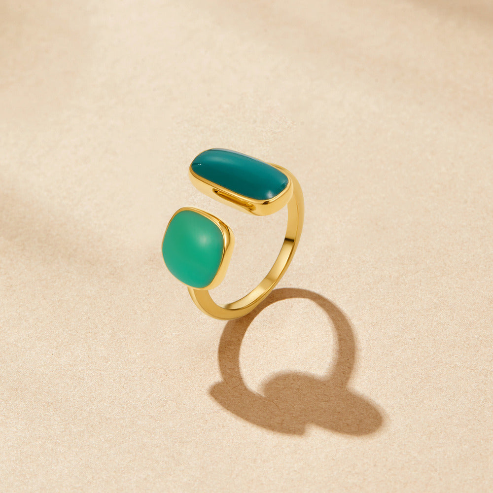 Green Willow Wrap Ring