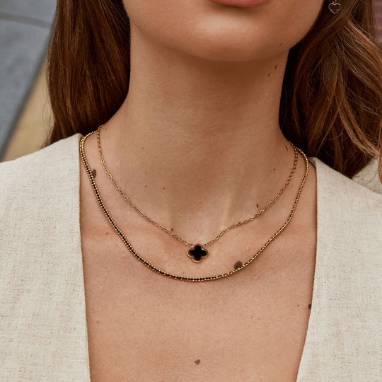 Black Clover Necklace