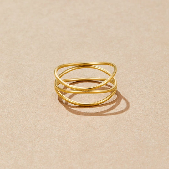 Gold Infinity Loop Ring