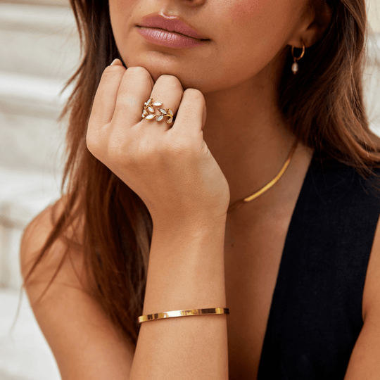 Gold Leaf Ring