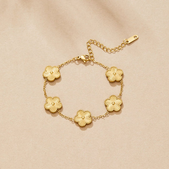Golden Clover Bracelet