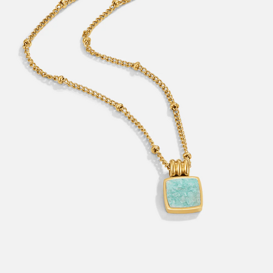 Lucia Black Pendant Necklace