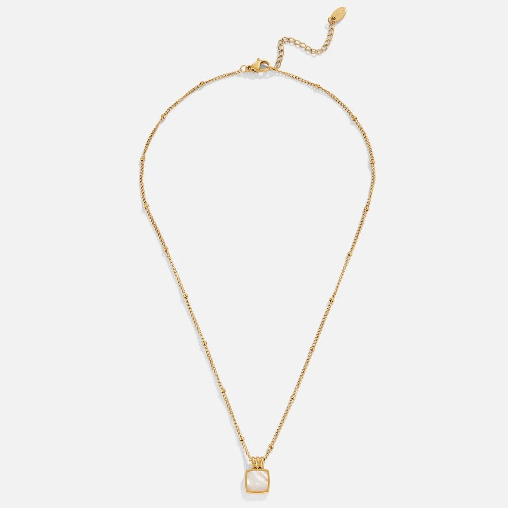 Lucia Black Pendant Necklace