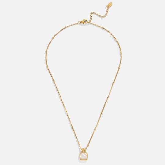 Lucia Black Pendant Necklace
