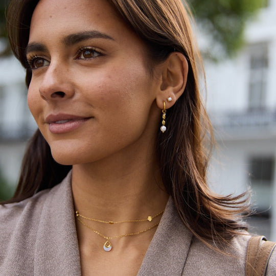 Rini Pearl Tassel Earrings