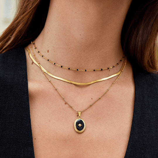Sarya Snake Chain Gold Necklace